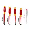 Einhell Conjunto de 5 chaves de fendas VDE para eletricistas, SL 4,0/5,5, PH 1/2, testador de tensão, 370541