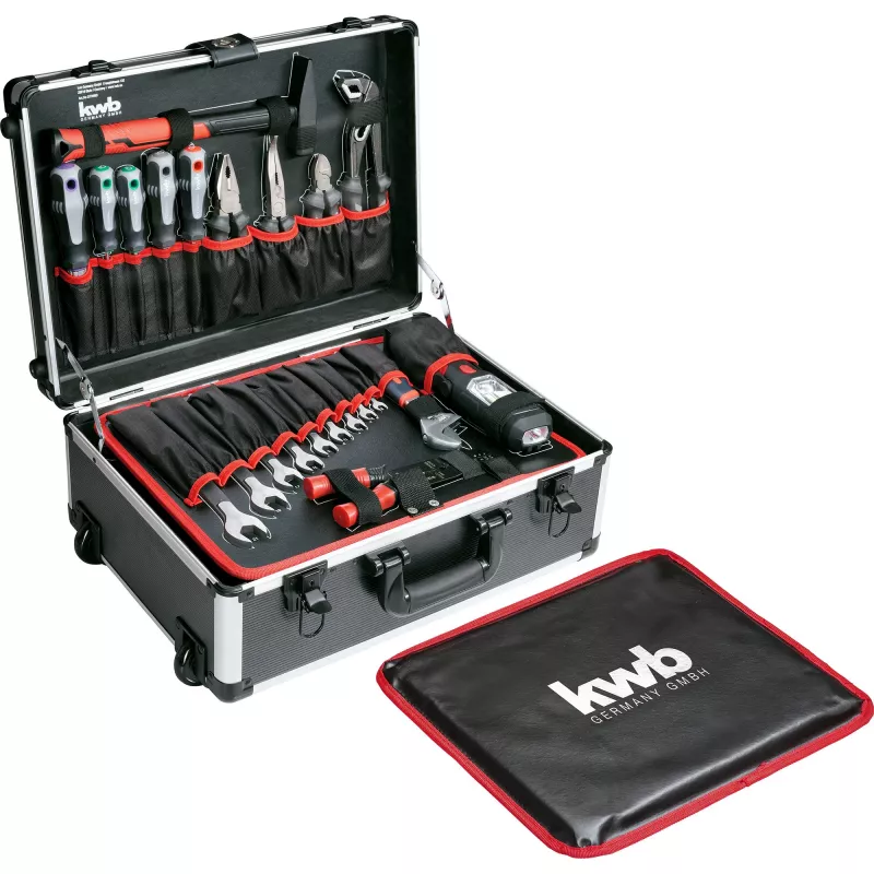 kwb 370680 Conjunto de mala de ferramentas de 68 peças com ferramentas manuais