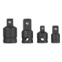 KWB 371600 Adaptador de chave de caixa 1/4 polegada sextavado para 1/2 polegada encaixe quadrado cromo-vanádio