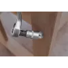 KWB 371600 Adaptador de chave de caixa 1/4 polegada sextavado para 1/2 polegada encaixe quadrado cromo-vanádio