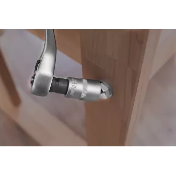 KWB 371600 Adaptador de chave de caixa 1/4 polegada sextavado para 1/2 polegada encaixe quadrado cromo-vanádio