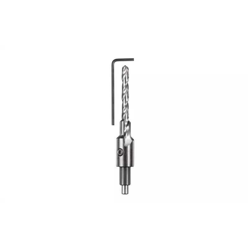 kwb 512604 Conjunto de fresas para madeira, 6 peças, haste de 6 mm, com pastilhas de metal duro, em caixa de madeira