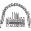 kwb 113990 Conjunto de 11 pontas com porta-pontas magnético de troca rápida, aço S2, 25 mm, PH/PZ/TX/SL