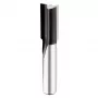 KWB 705020 Fresa de meia-cana com arestas de carboneto de tungsténio, haste 8 mm, diâmetro 20 mm, raio 6 mm