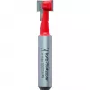 KWB 705020 Fresa de meia-cana com arestas de carboneto de tungsténio, haste 8 mm, diâmetro 20 mm, raio 6 mm