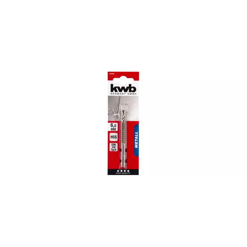 KWB 493900 Broca de fresar plana 20 mm haste sextavada para madeira