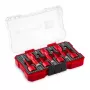 Einhell Conjunto de brocas de coroa diamantadas, 7 peças, rosca M14, 6–14 mm, para azulejos, cerâmica, grés porcelânico, mármore, granito 500400