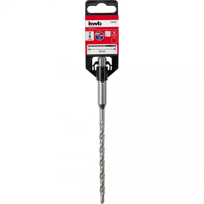 kwb 241636 Broca de martelo SDS-Plus 6 x 160 mm