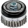 KWB AGGRESSO-FLEX® Escova de copo, entrançada, arame de aço HSS ondulado, 75 mm, rosca M14, para rebarbadora, 1 unid. (719226)