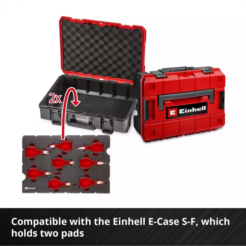 Einhell 370523 Inserto de ferramentas E-Case – Conjunto de 8 peças de alicates de precisão para E-Case S-F