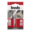 kwb 443006 Macho de roscar manual HSS M6 x 1,0 DIN 352 macho de desbaste, 1 unid.