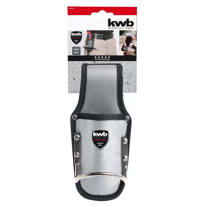 kwb 907010 Suporte para martelo, couro, presilha de cinto, castanho, 1 unid.