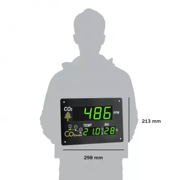 Monitor de CO2 TFA Dostmann AIRCO2NTROL OBSERVER - preto 31.5002