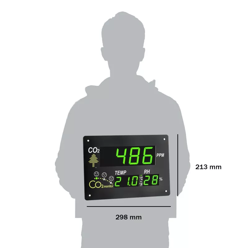 Monitor de CO2 TFA Dostmann AIRCO2NTROL OBSERVER - preto 31.5002