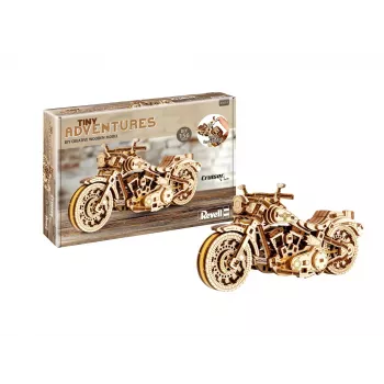 Maquete em madeira Revell Tiny Adventures Cruiser V-Twin para mota 00614