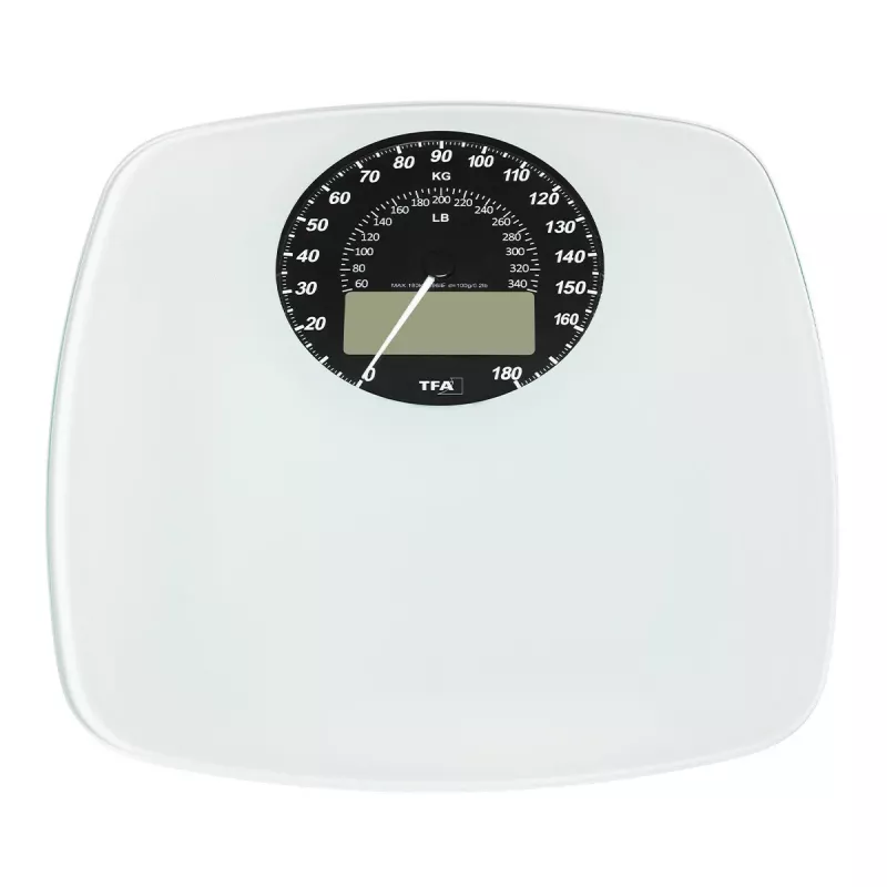 Balança de pessoa eletrónica TFA Dostmann 50.1003.02, 180 kg, preto