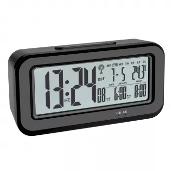 TFA Dostmann BOXX Despertador digital preto 60.2554.01