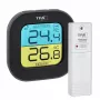 TFA Dostmann Termo-higrómetro digital quadrado 1,5V 61x24x61mm preto 30.3068.01