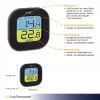TFA Dostmann Termo-higrómetro digital quadrado 1,5V 61x24x61mm preto 30.3068.01