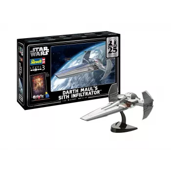 Revell 05638 Darth Mauls Sith Infiltrator 1:100 Maquete em escala - Star Wars Episódio I Edição do 25.º aniversário