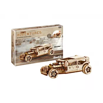 Revell Madeira Tiny Adventures - Hot Rod Maquete em madeira 00612