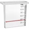 TFA Dostmann 47.1014 Pluviómetro 120 mm transparente/branco