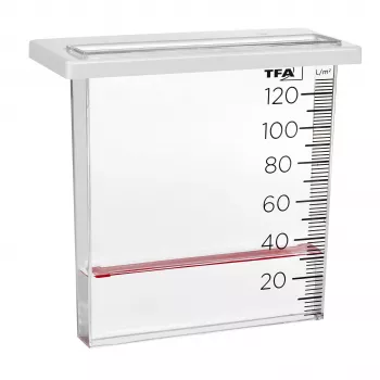 TFA Dostmann 47.1014 Pluviómetro 120 mm transparente/branco