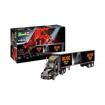 Revell 07731 AC/DC Tour Truck & Trailer “Power Up” Maquete 1:32