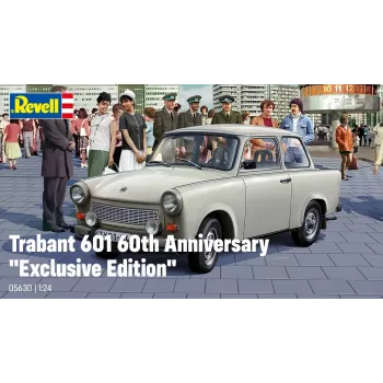 Revell 60.º aniversário Trabant 601 Exclusive Edition 1:24 Maquete em plástico 05630