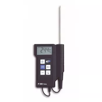 TFA Dostmann 31.1020 Termómetro de penetração digital profissional, NTC, -40 a +200 °C, sonda de aço inoxidável, IP65
