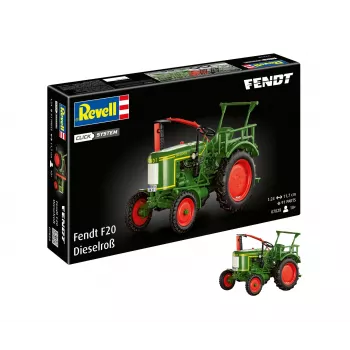 Revell Fendt F20 Dieselroß Trator Click System Maquete 1:24 078289090