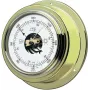 TFA Dostmann Barómetro de parede em latão 29.4010B - Medidor de pressão atmosférica analógico para interiores, 980-1050 hPa