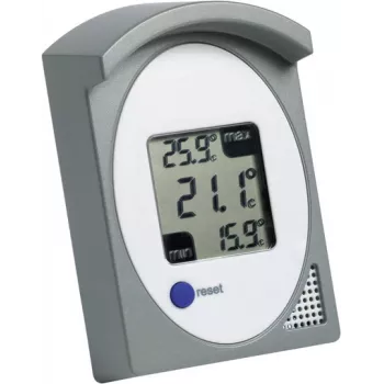 TFA DOSTMANN 30.1017.10 Termómetro interior digital com indicador de níveis de conforto, branco