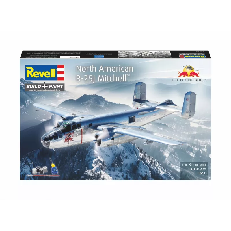Revell 05643 Flying B-25J Mitchell Kit de modelismo de avião, 1:48