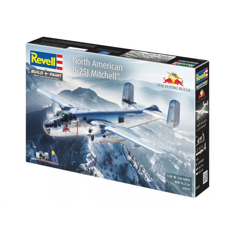 Revell 05643 Flying B-25J Mitchell Kit de modelismo de avião, 1:48