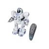 Revell Control T-Giant RC robô - 2,4 GHz, lançador de discos de espuma, efeitos LED, branco/cinzento/laranja 24700