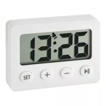 TFA Dostmann 60.2014.02 Despertador digital com temporizador e cronómetro, preto