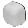 TFA Dostmann 60.2034.02 Despertador de quartzo branco com 2 alarmes