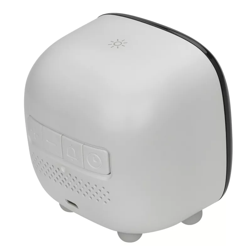 TFA Dostmann 60.2034.02 Despertador de quartzo branco com 2 alarmes