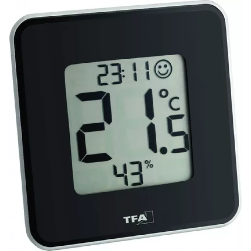 TFA Dostmann 30.5021.01 Style Termo-higrómetro digital preto (30.010.425)