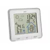 TFA Dostmann LIFE Estação meteorológica radiocontrolada com previsão 12-24h, LCD a cores, temperatura e humidade interior/exterior, relógio DCF-77, alarme de geada, 1 sensor incluído – preto 35.1153.02