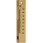 TFA Dostmann Termómetro interior analógico, madeira de faia, -20 a +50 °C, para montagem na parede 12.1053.05