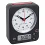 TFA Dostmann Combo Despertador mecânico preto-vermelho (60.1511.01)