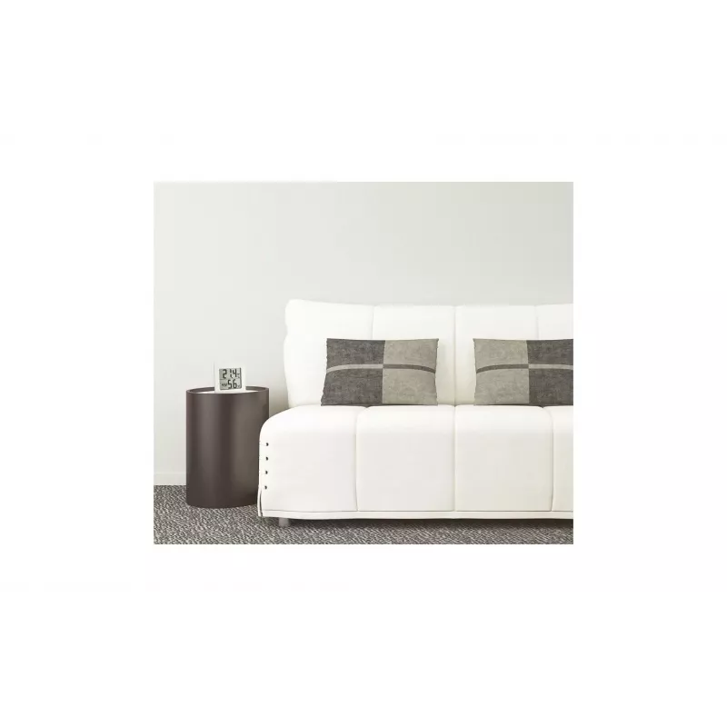 TFA DOSTMANN 30.5033.02 Termo-higrómetro digital com LCD, memória máx./mín., indicação de zonas de conforto, montagem com íman/suporte, branco