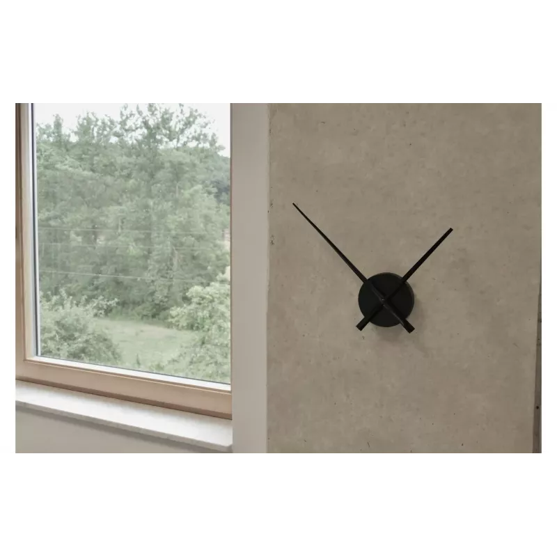 TFA Dostmann Relógio de parede de quartzo 60.3036.01 preto 96 mm x 310 mm x 33 mm