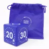 TFA Dostmann Timer CUBE Temporizador de cubo digital, azul 38.2036.06