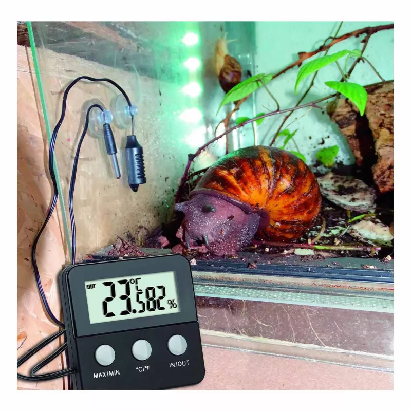 TFA TERRACHECK Termo-higrómetro preto (30.5044.01)