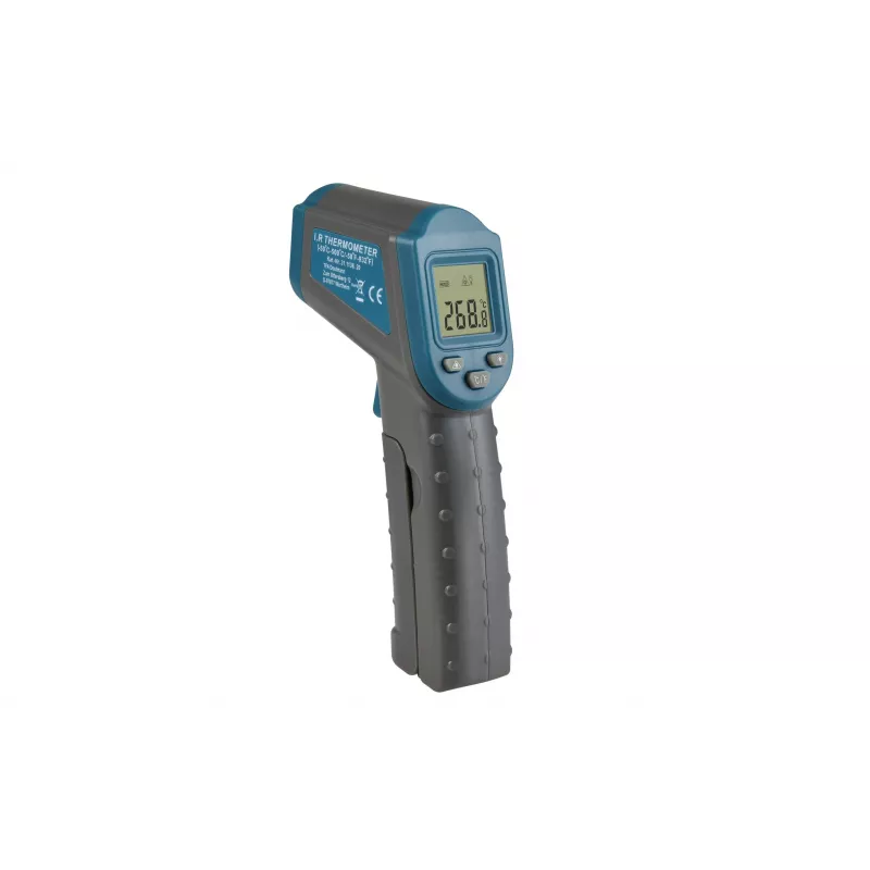 TFA Dostmann RAY Termómetro de febre por infravermelhos sem contacto, 32,0-42,9°C corpo, 0-100°C objeto, 25 memórias, LCD iluminado, modo silencioso (31.1136.20)