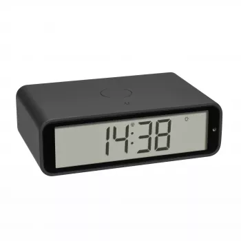 TFA Dostmann 60.2560.10 Despertador com rádio antracite