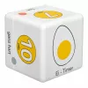 TFA Dostmann Cube Timer Temporizador digital para ovos, branco/amarelo (38.2041.07)